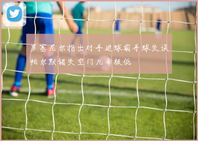 罗塞尼尔指出对手进球前手球失误帕尔默错失空门几率极低